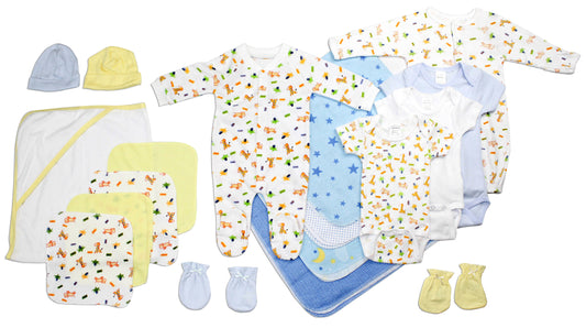 Newborn Baby Boy 18 Pc Layette Baby Shower Gift