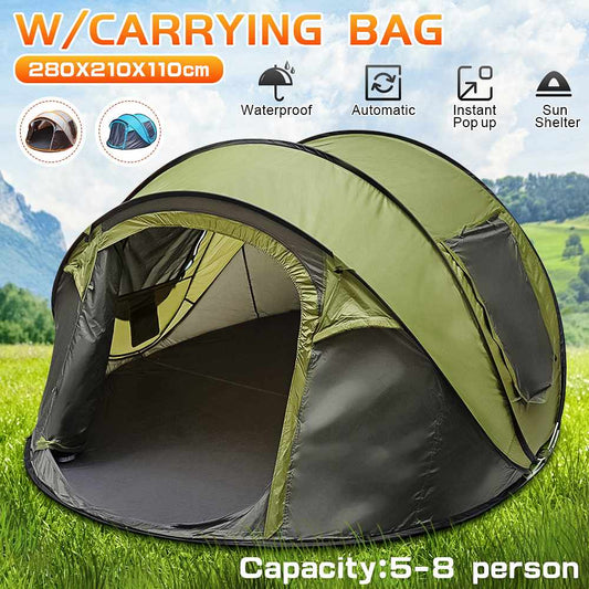 280x200x120CM 5 8 People Large Tent Ultra light Family Outdoor Camping