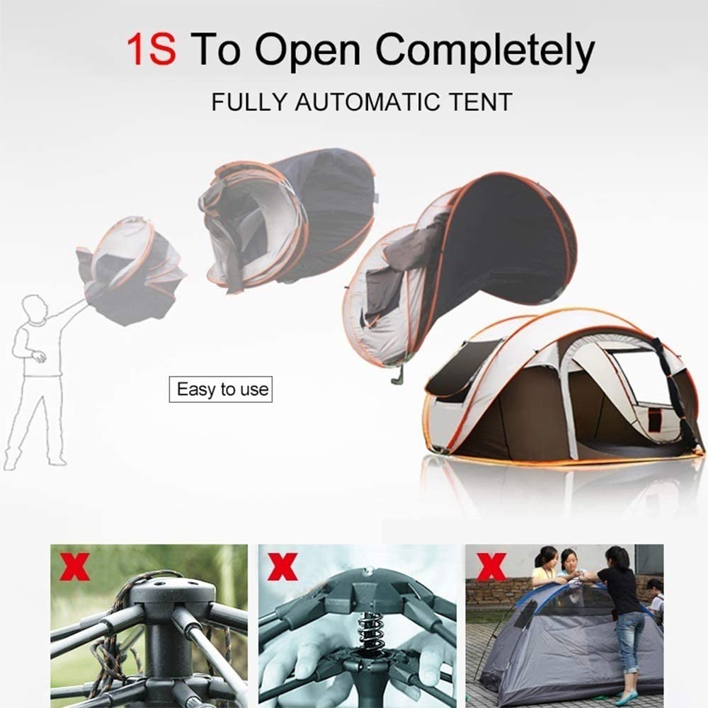 280x200x120CM 5 8 People Large Tent Ultra light Family Outdoor Camping